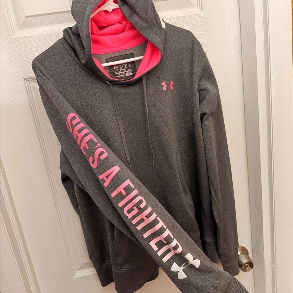 Under Armour “She’s A Fighter” Pullover Hoodie Sweatshirt - Picture 1 of 6